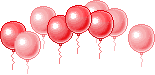 Pink and Red Balloon
